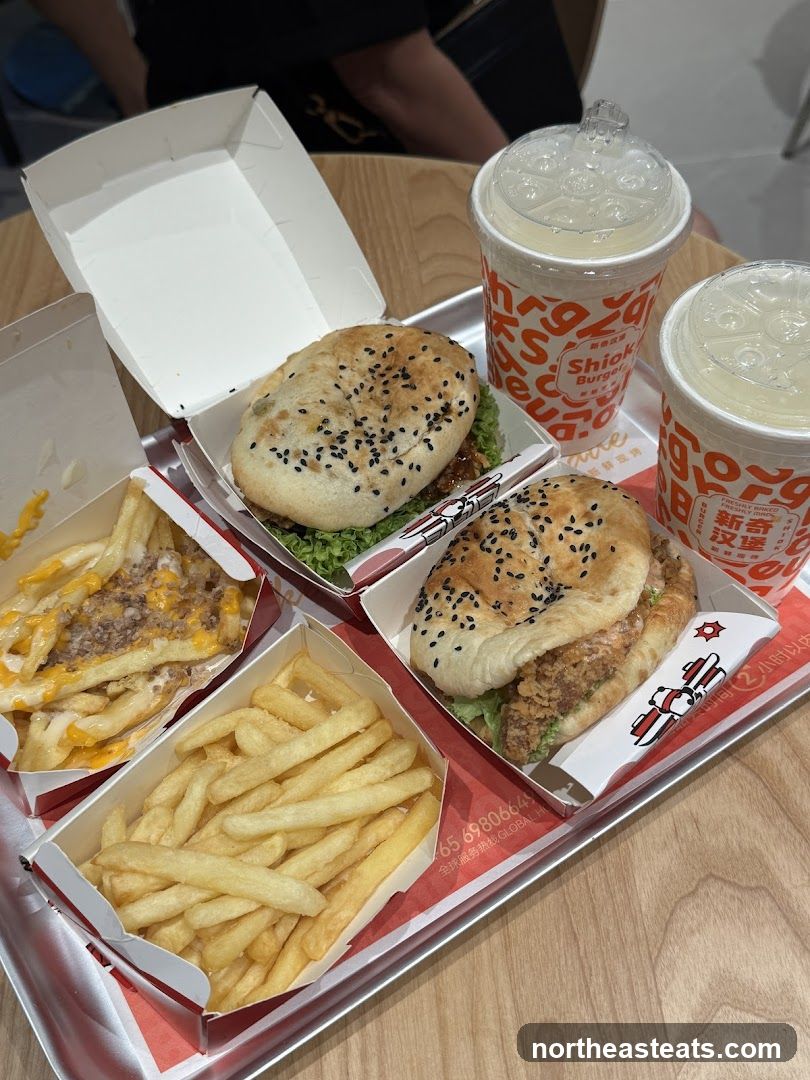 Burgers and Fries Meal