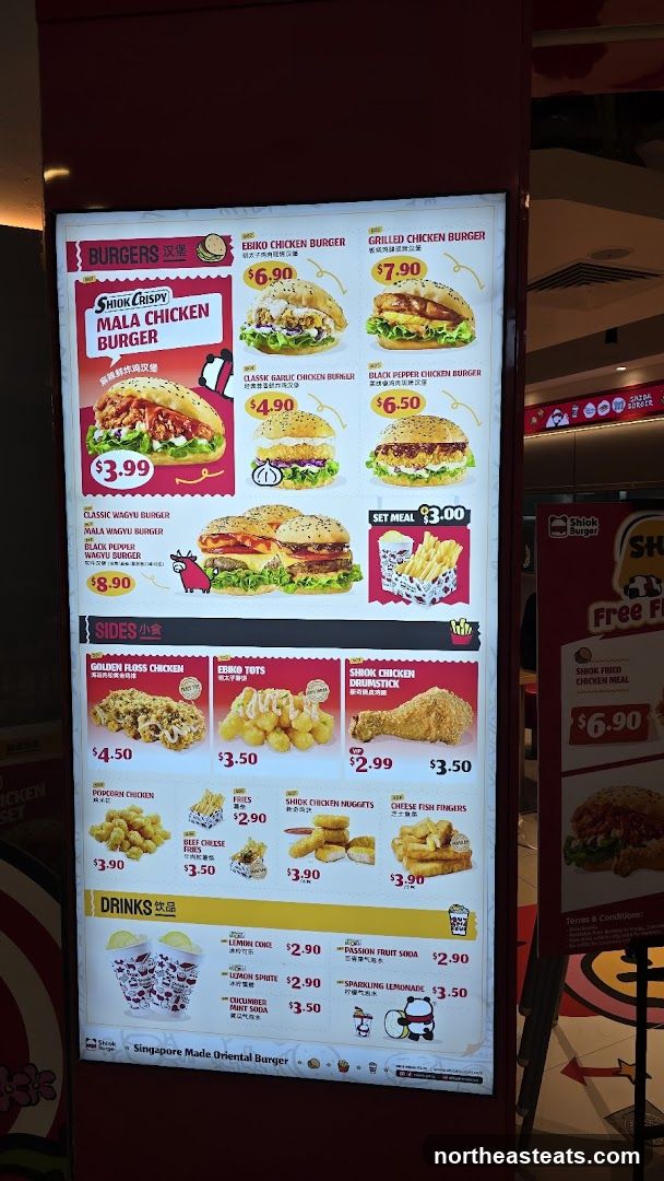 Shiok Crispy Menu