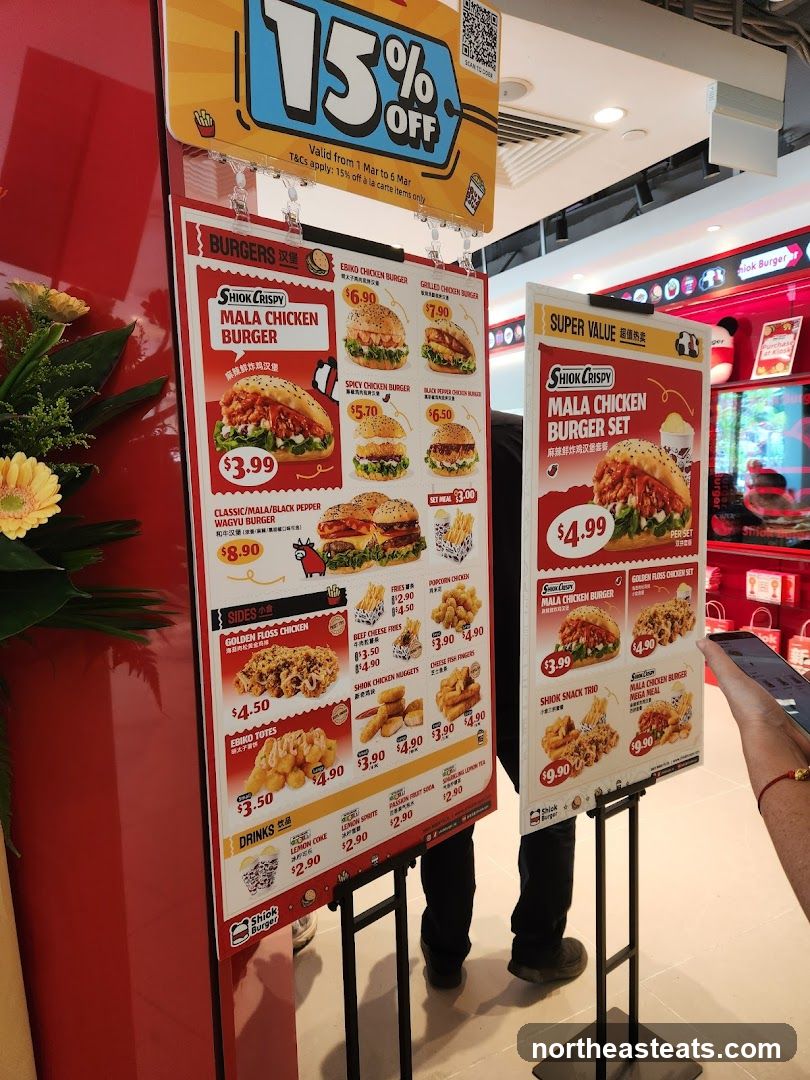Shiok Crispy Menu