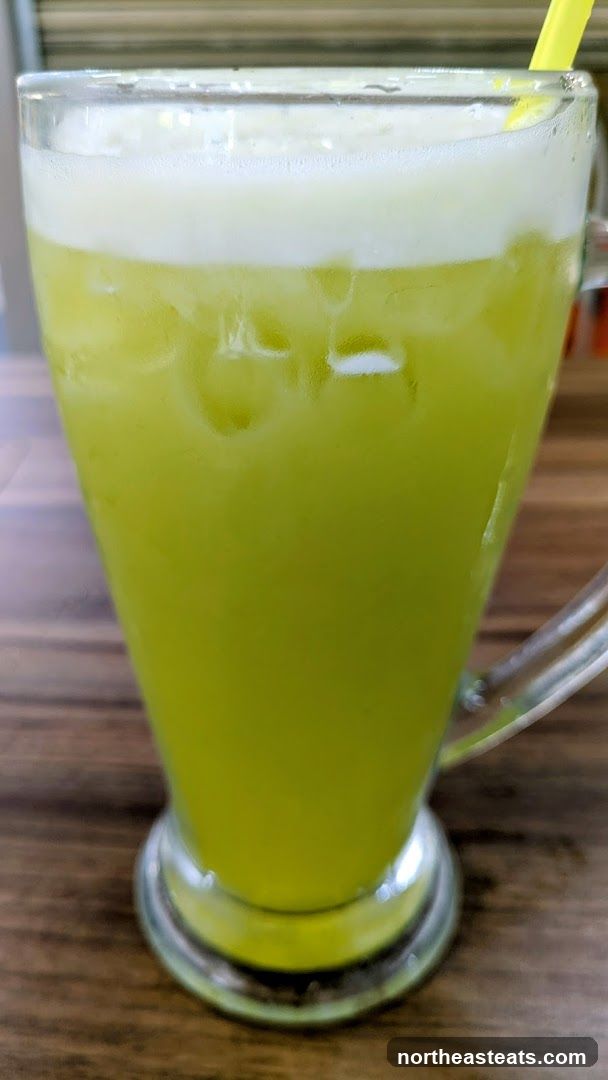 Green Juice with Foam