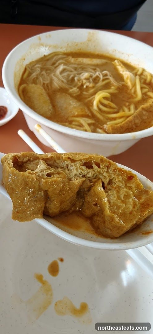 Curry Noodles with Tofu Puffs