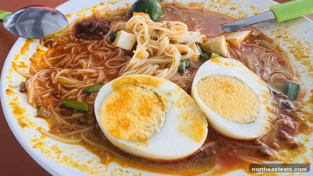 Noodle Soup with Hard-Boiled Eggs