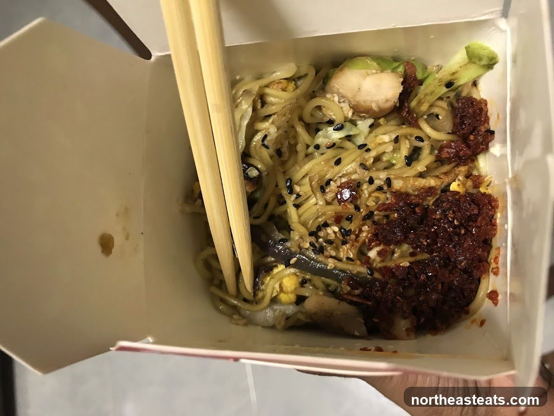 Noodles in a Takeout Box