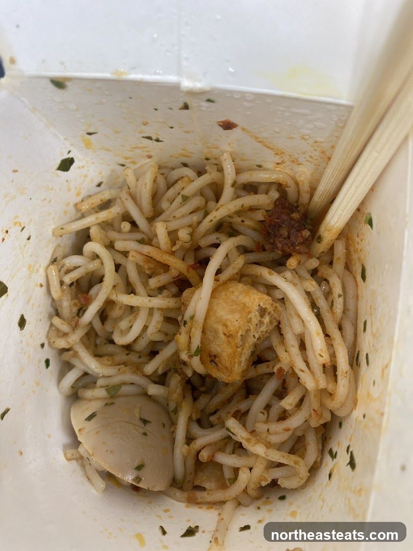 Noodles in a Takeout Box