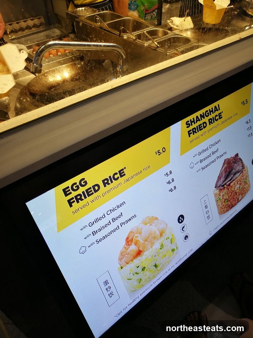Fried Rice Menu