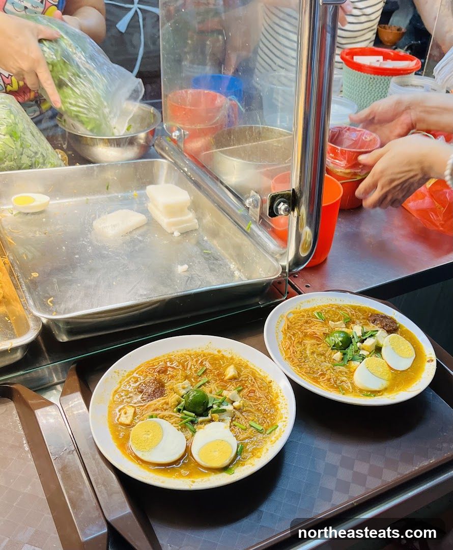 Noodle Soup with Eggs
