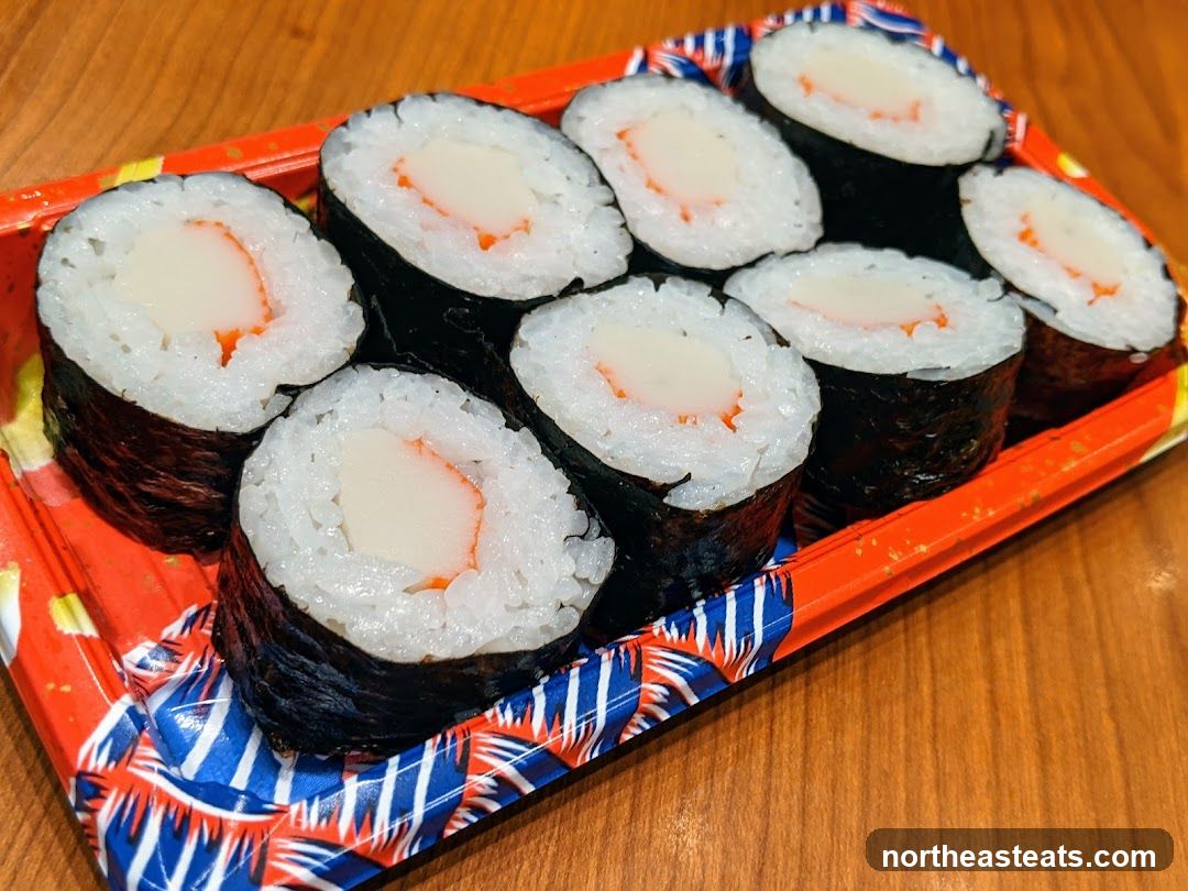 Crab Stick Sushi Rolls
