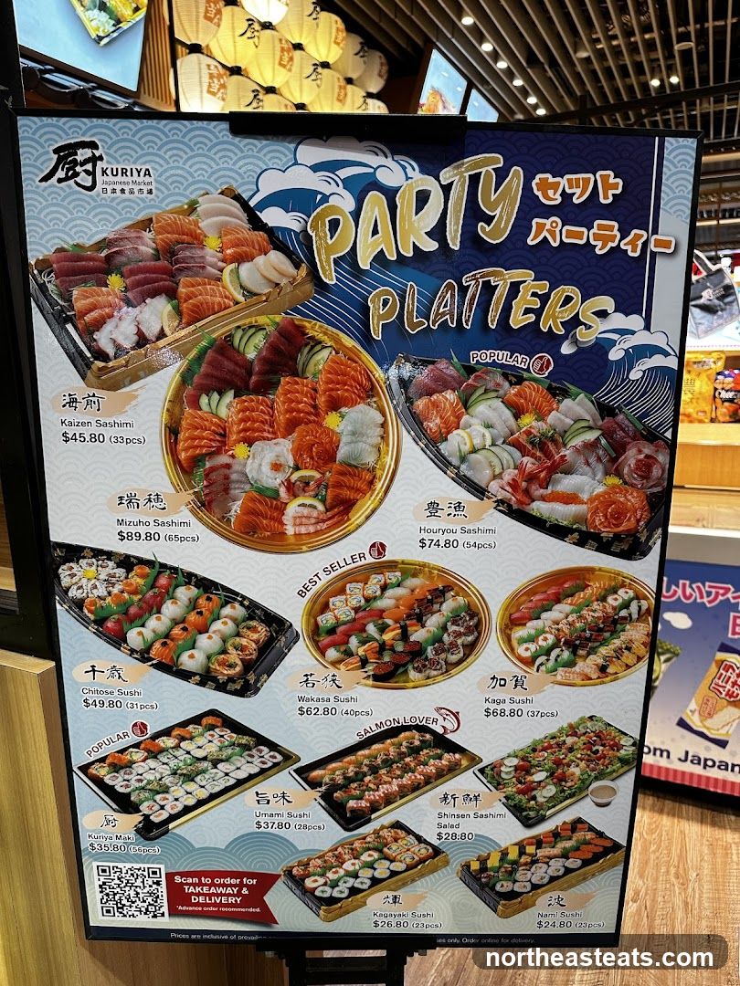 KURIYA Japanese Market Party Platters