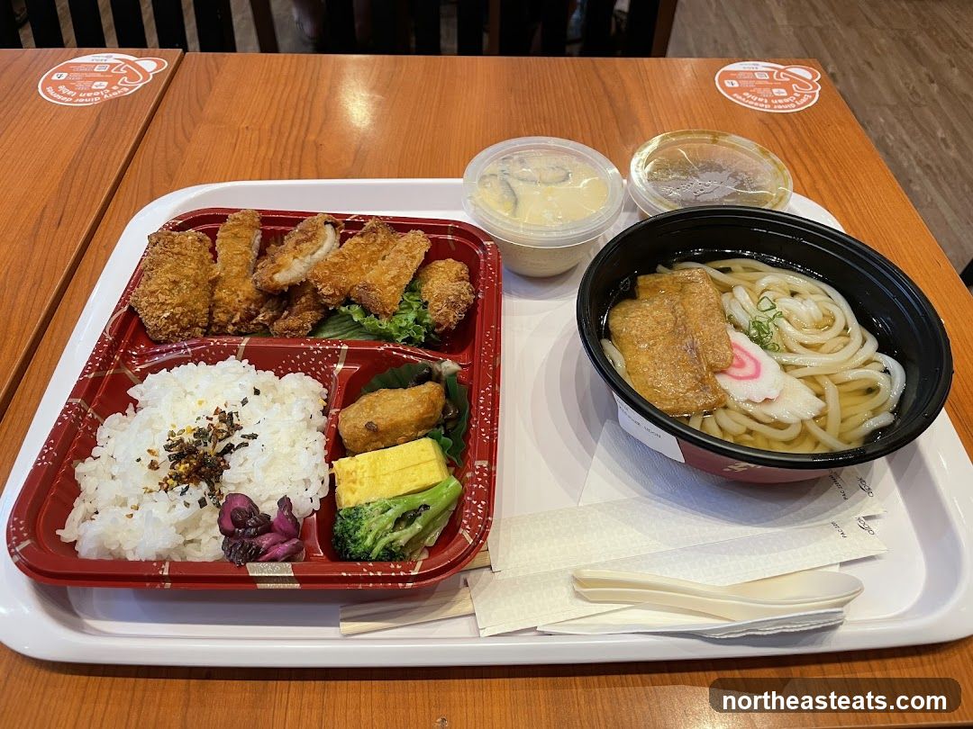 Bento Box and Udon Noodles