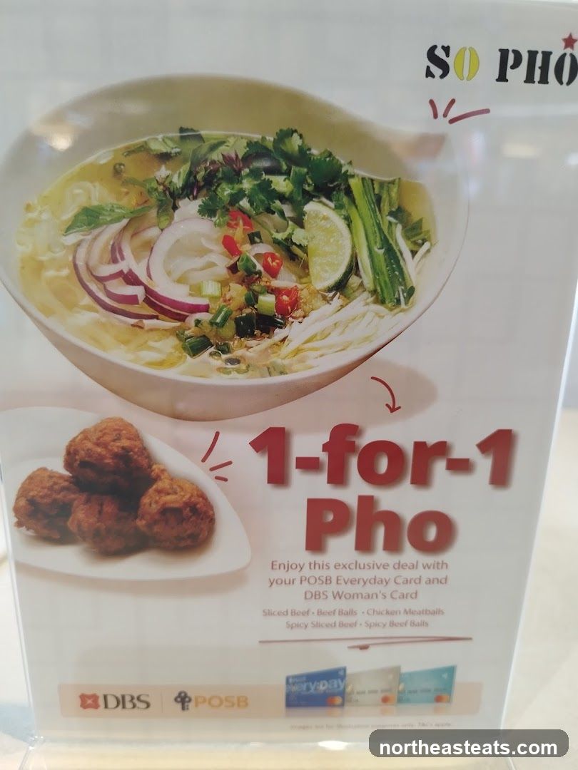 So Pho 1-for-1 Pho Promotion