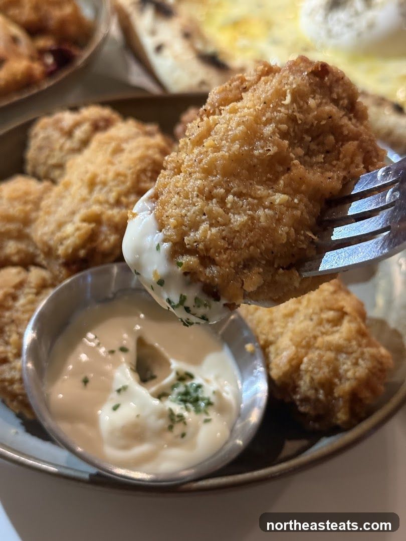 Fried Chicken Bites with Dip