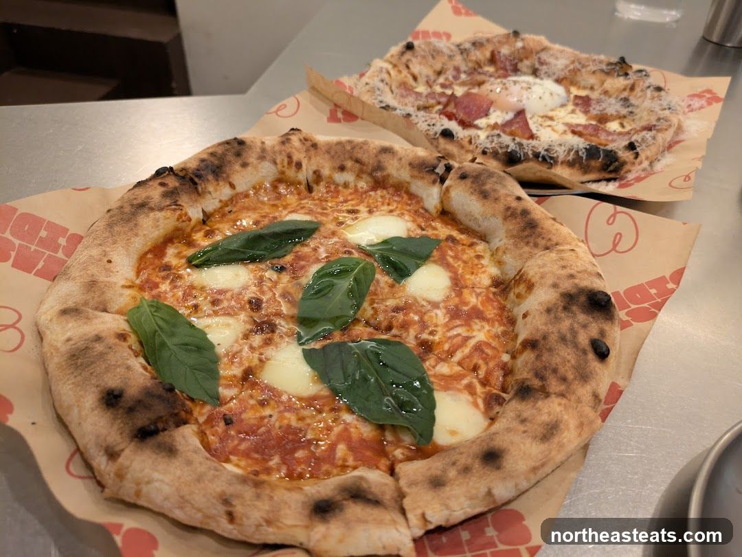 Two Neapolitan Pizzas