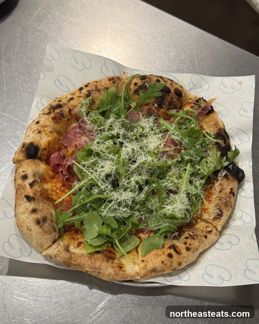 Prosciutto Arugula Pizza