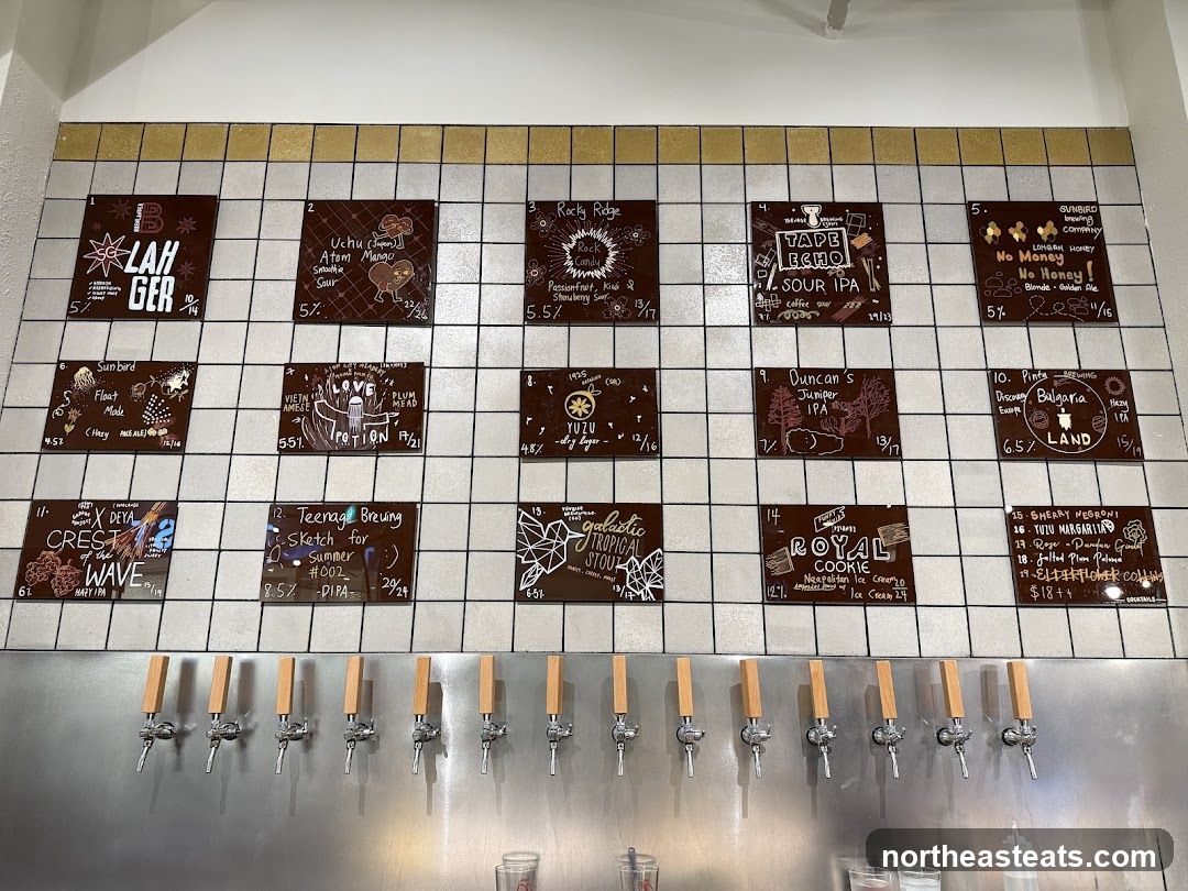 Beer Menu