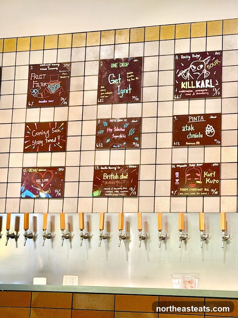 Beer Menu