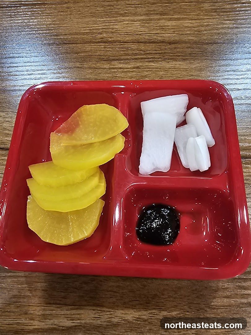 Pickled Radish and Dipping Sauce