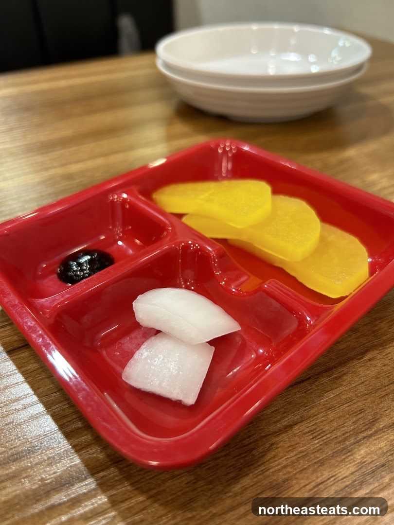 Pickled Radish and Other Condiments