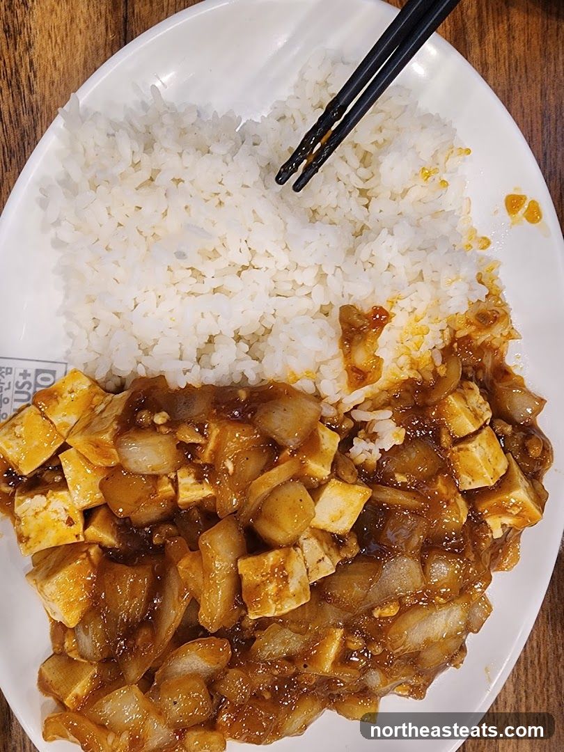Mapo Tofu with Rice