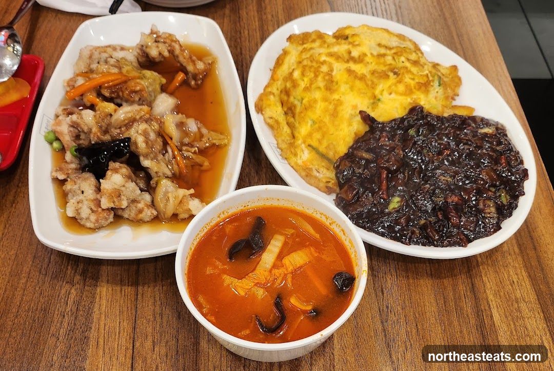Korean Chinese Food Platter