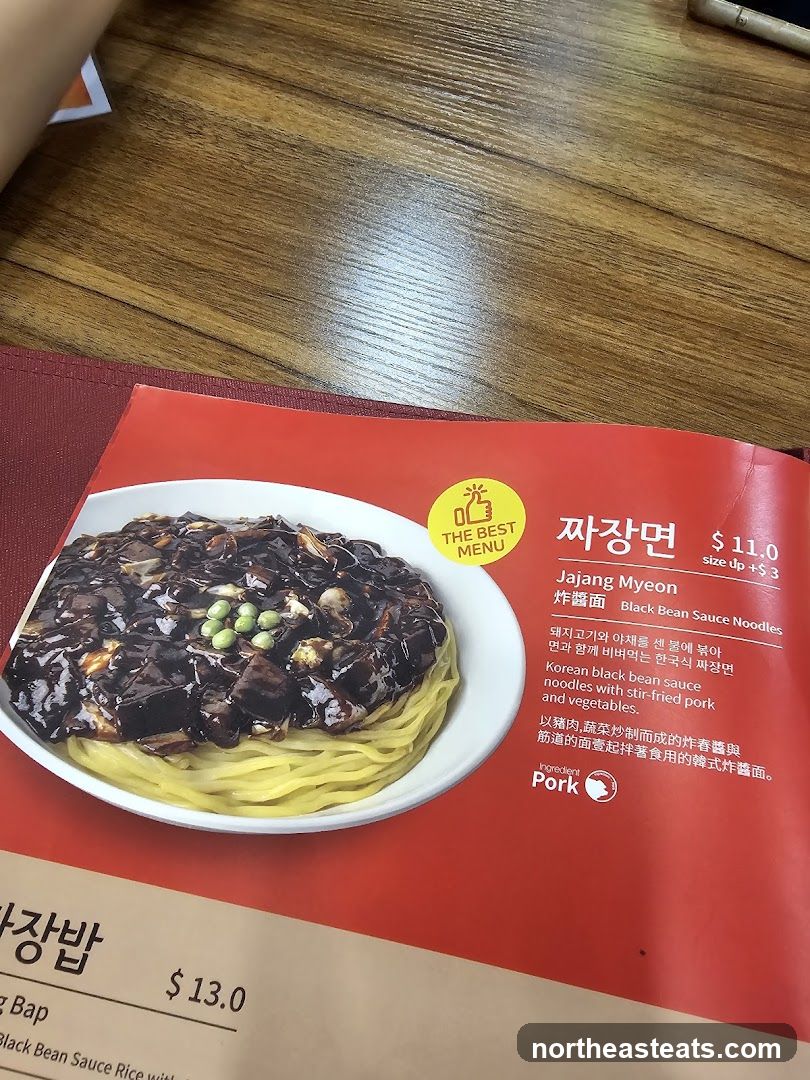 Korean Black Bean Sauce Noodles