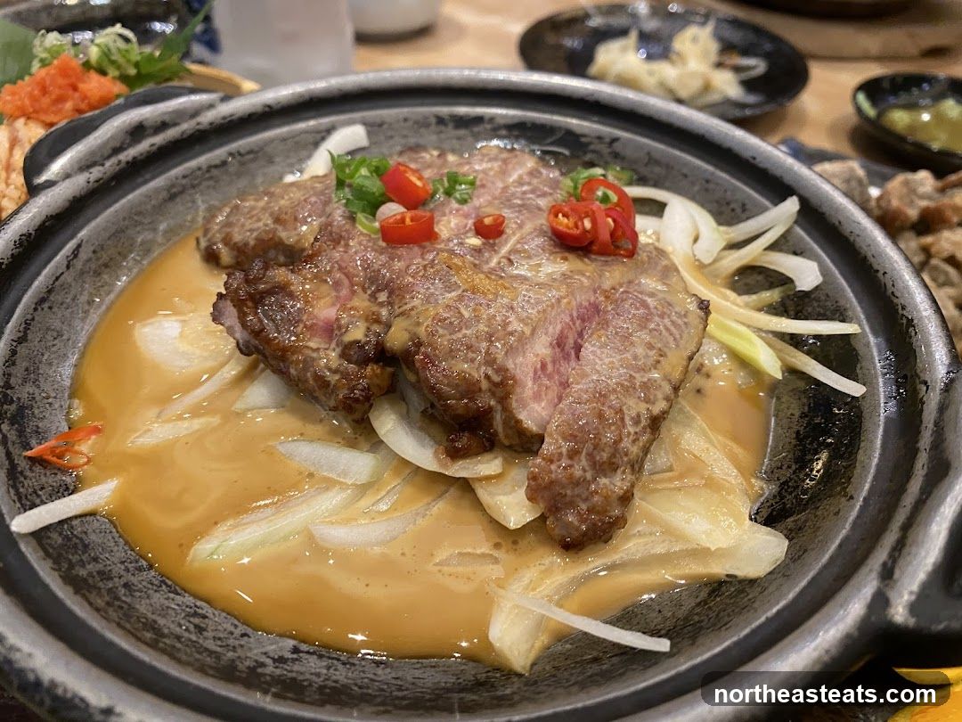 Seared Beef with Onions and Chili