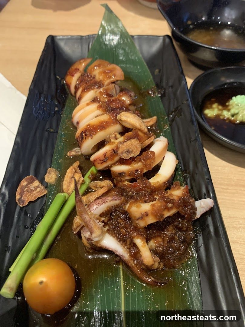 Grilled Squid with Sauce