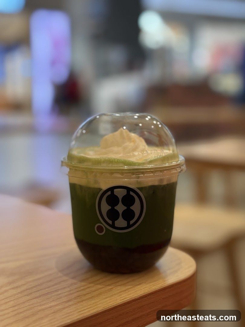 Matcha Drink with Cream