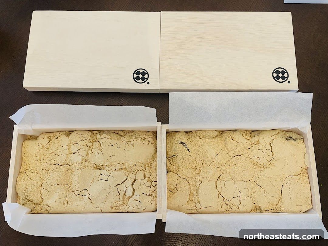Dessert in Wooden Boxes