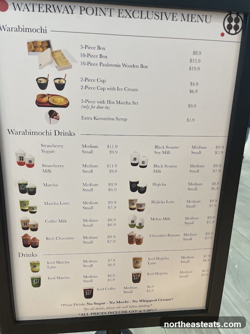 WATERWAY POINT EXCLUSIVE MENU