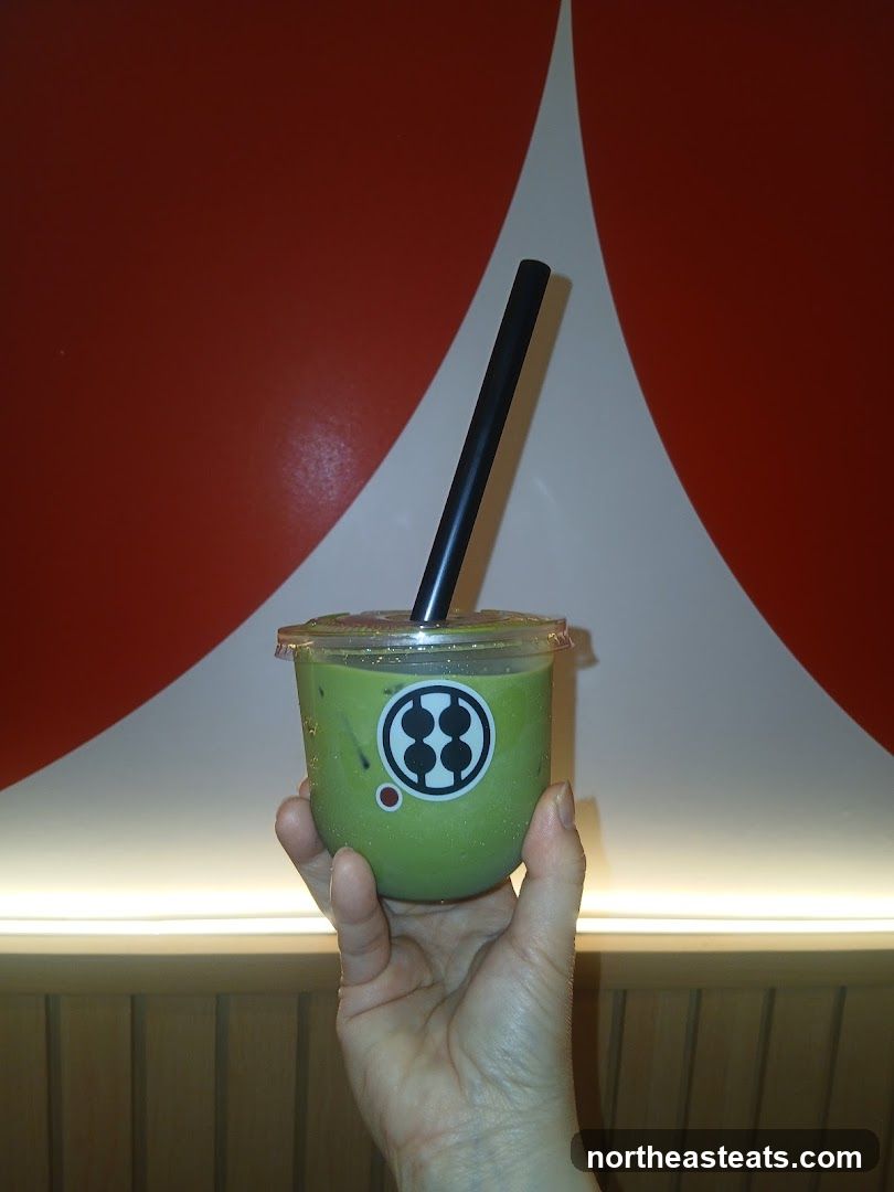 Matcha Drink with Logo
