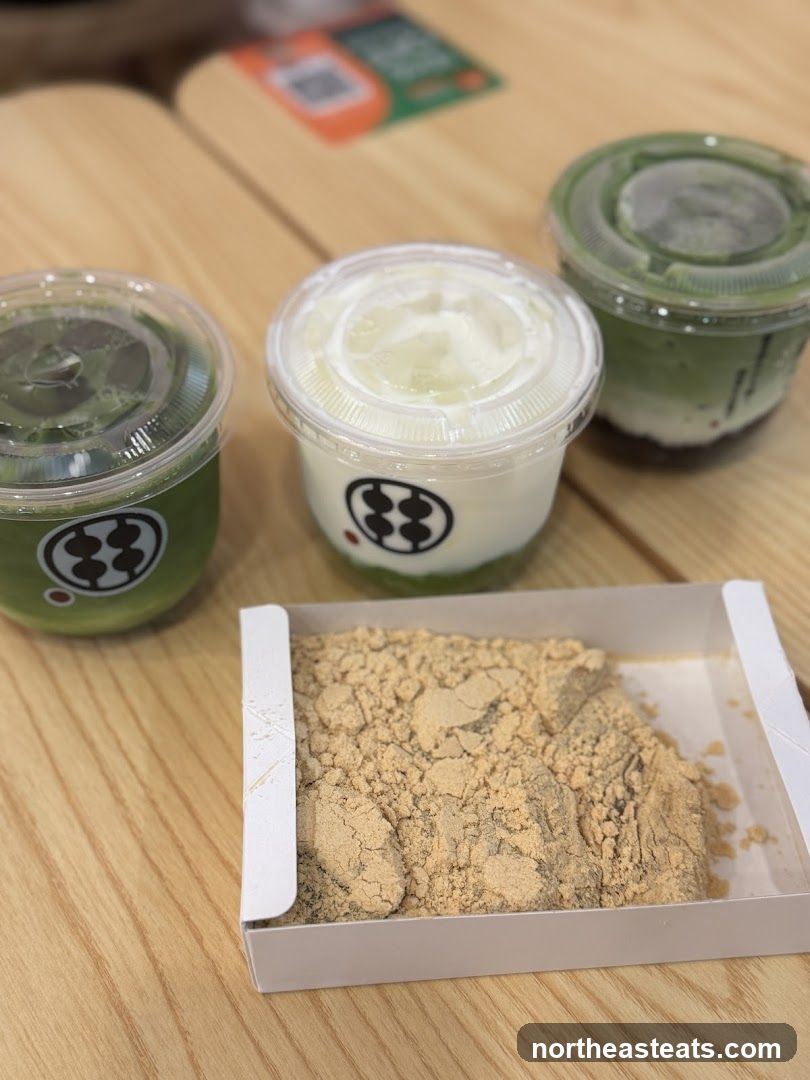 Matcha Drinks and Dessert
