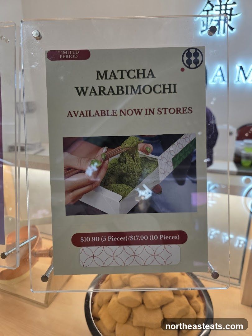 Matcha Warabimochi Advertisement