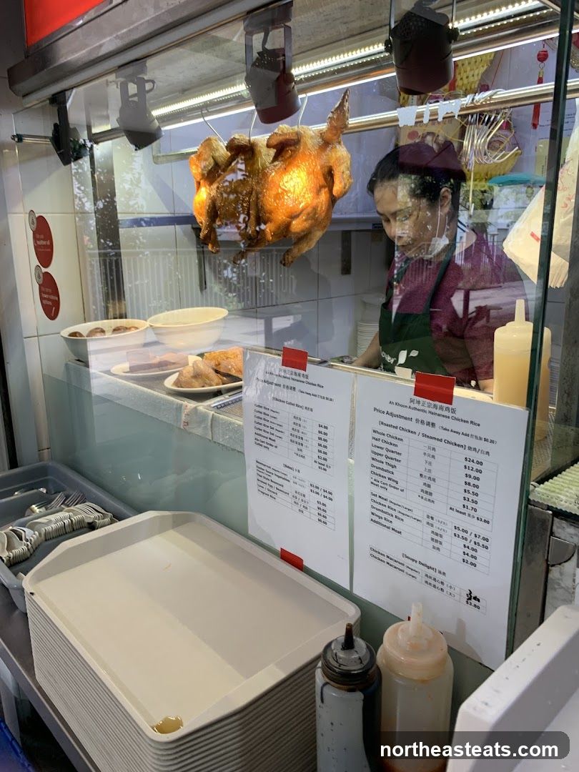 Hainanese Chicken Rice Stall