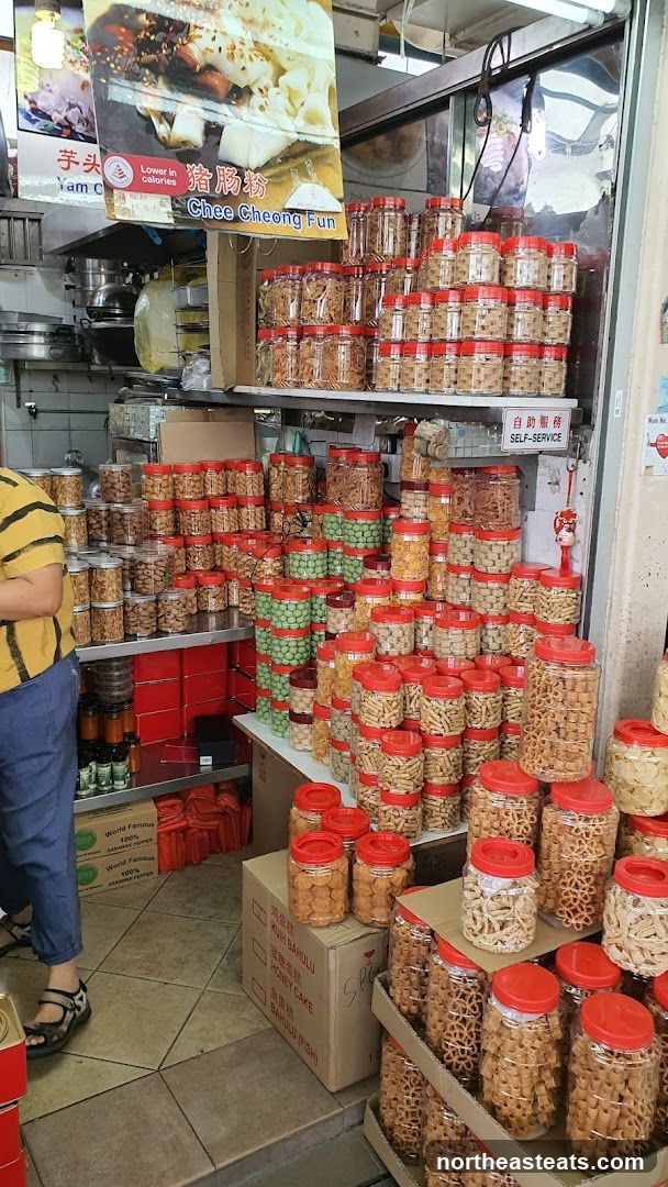 Snack Stall with Assorted Cookies and Snacks