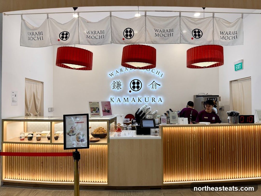 Warabi Mochi Shop Counter