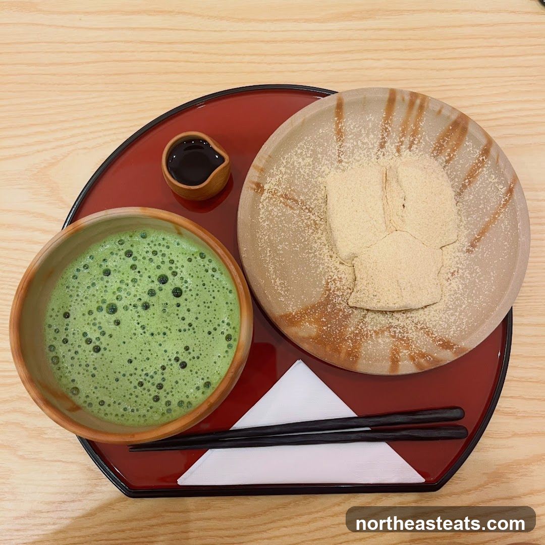 Matcha and Warabi Mochi
