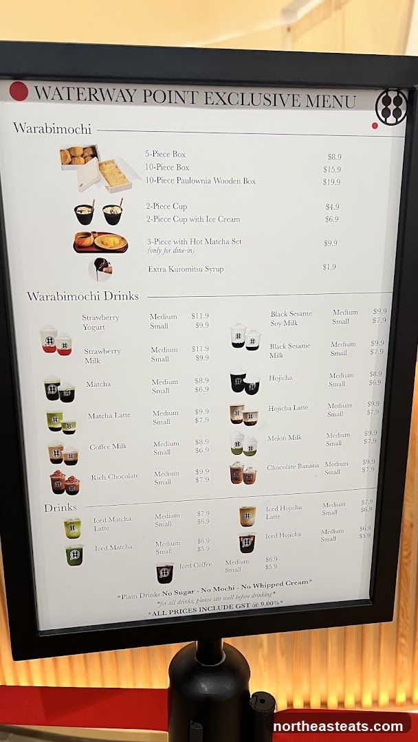 WATERWAY POINT EXCLUSIVE MENU