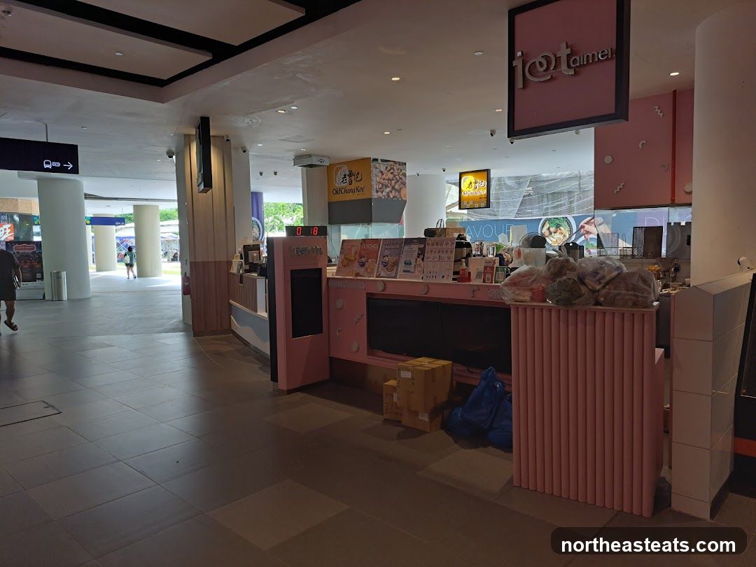 Food stall counter