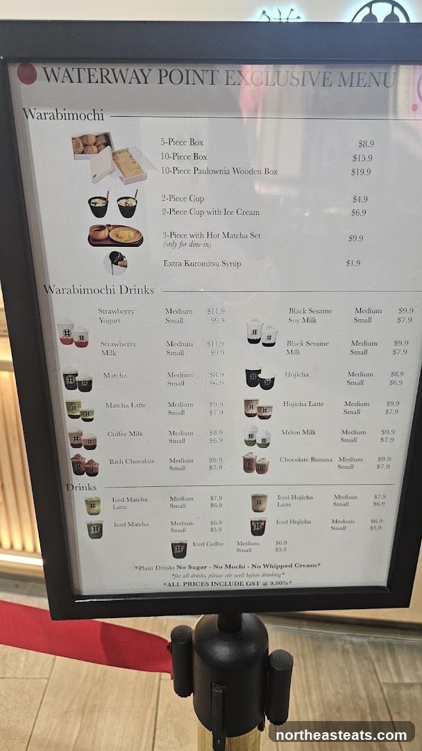 WATERWAY POINT EXCLUSIVE MENU