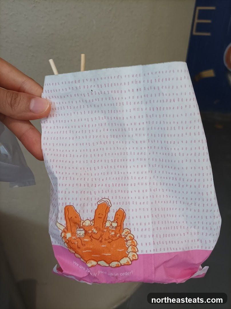 Food Bag with Cartoon Illustration