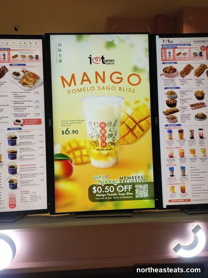 Taimei Menu