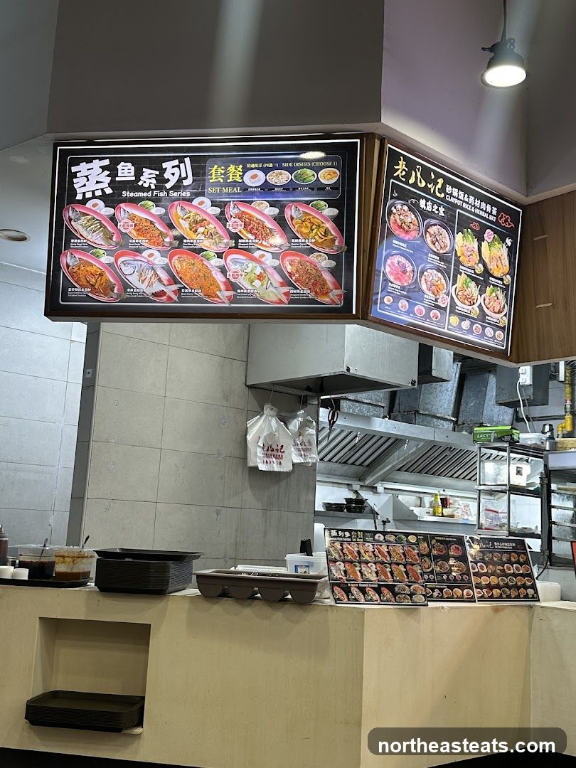 Steamed Fish Series and Claypot Rice Menu