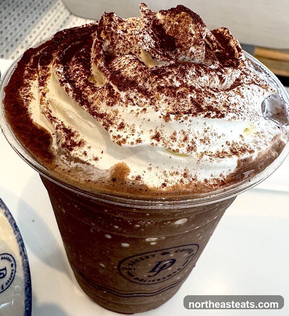 Chocolate Frappe with Whipped Cream