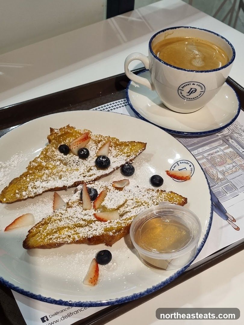 French Toast with Berries and Coffee