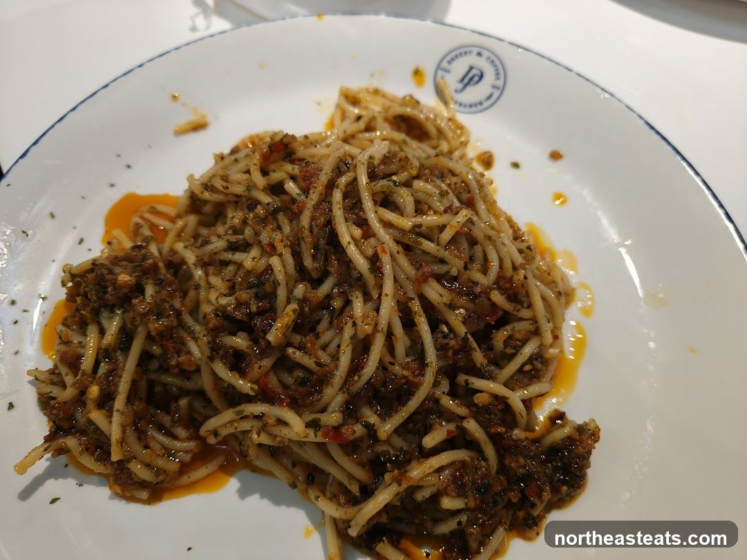 Spaghetti with sauce