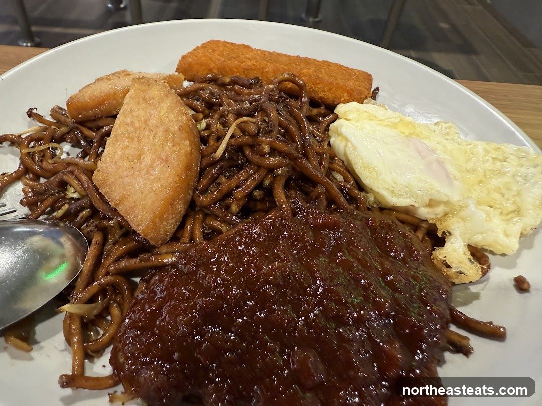 Noodles with Fried Toppings