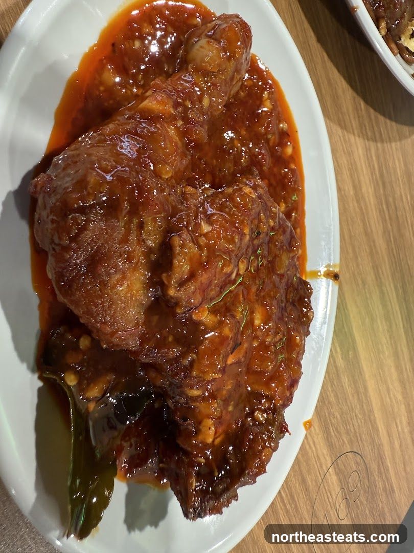 Chicken with sauce