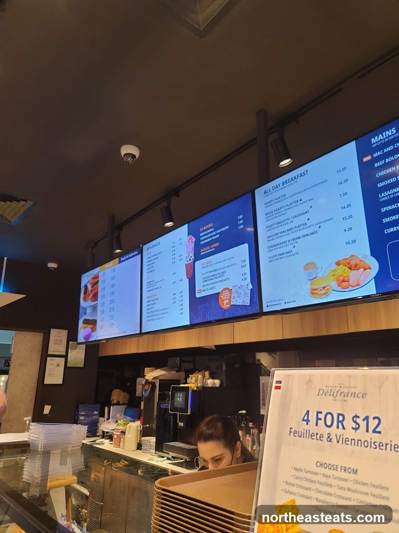 Bakery and Coffee Shop Menu