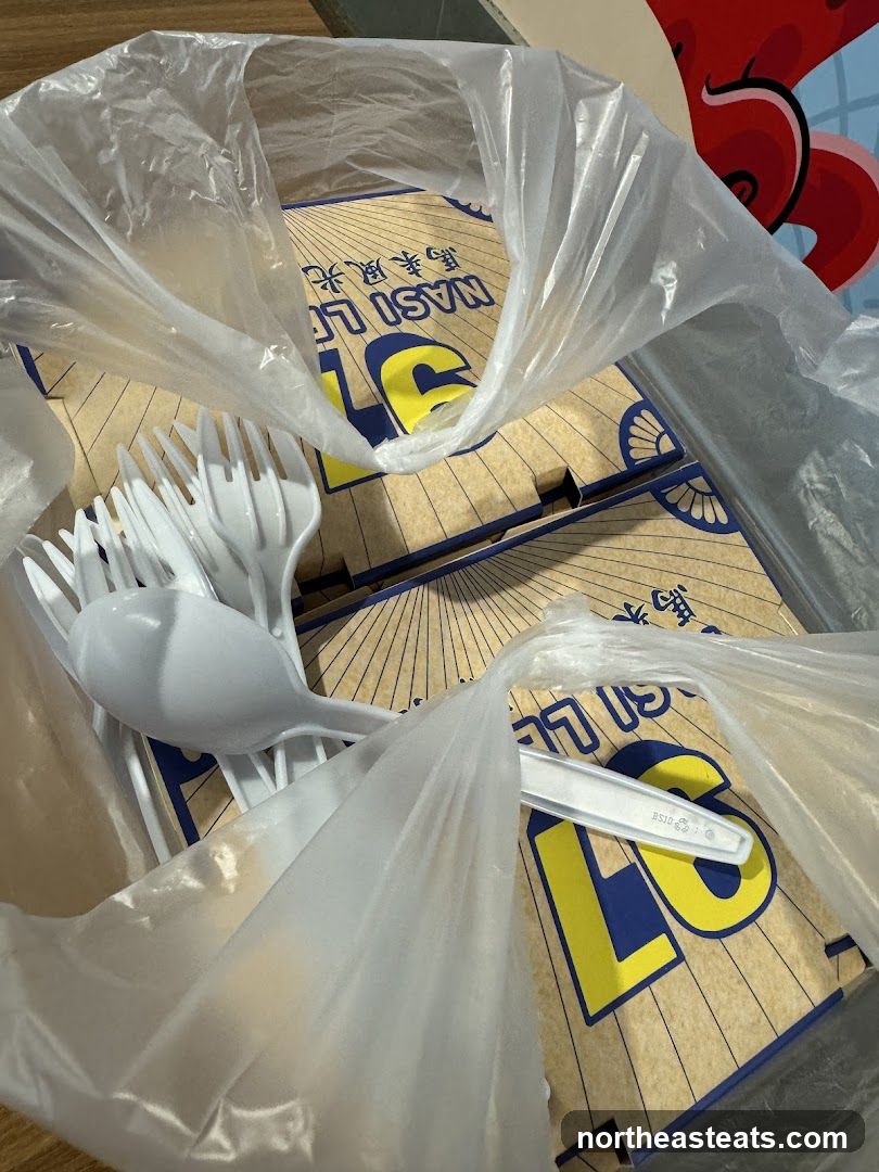 Takeout Food Containers and Utensils