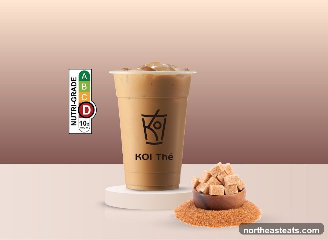 Iced Coffee with Sugar Cubes
